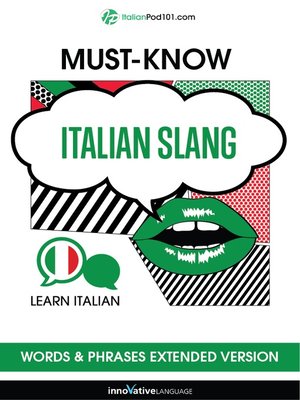cover image of Must-Know Italian Slang Words & Phrases